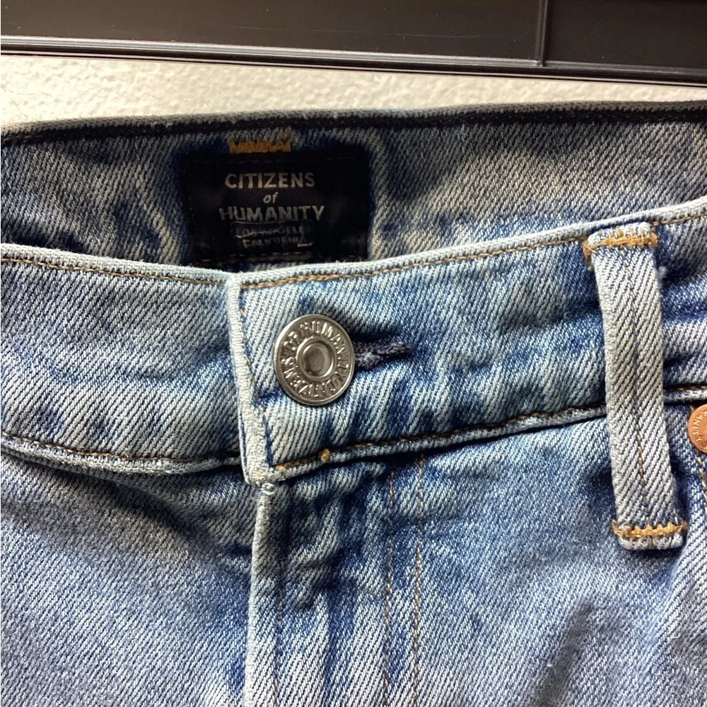 Citizens Of Humanity Denim Straight Leg Jeans - Picture 3 of 9